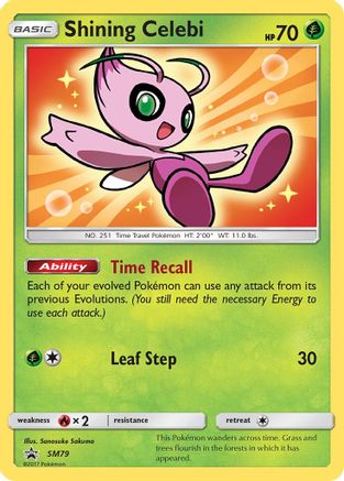 Shining Celebi - SM79 - Promo - Holofoil