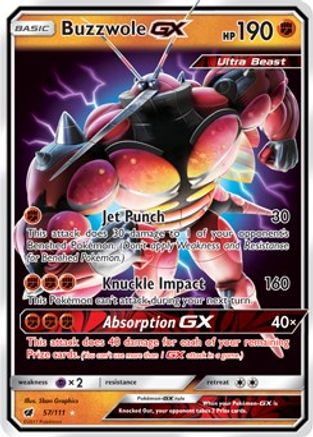 Buzzwole GX - 057/111 - Ultra Rare