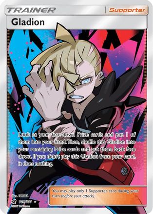Gladion (Full Art) - 109/111 - Ultra Rare