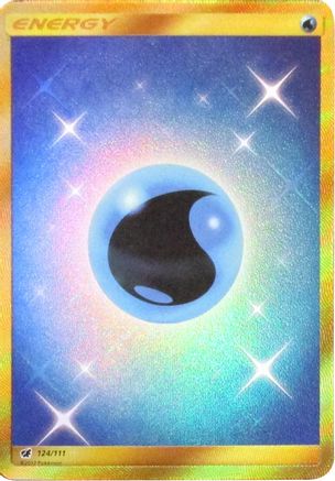 Water Energy (Secret) - 124/111 - Secret Rare