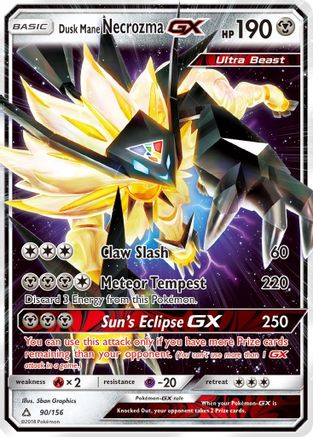 Dusk Mane Necrozma GX - 090/156 - Ultra Rare