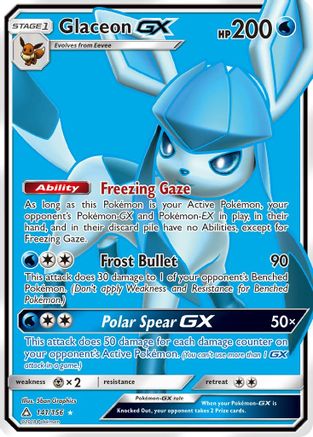 Glaceon GX (Full Art) - 141 - Ultra Rare