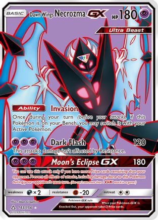 Dawn Wings Necrozma GX (Full Art) - 143 - Ultra Rare