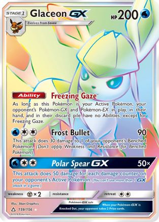 Glaceon GX (Secret Rare) - 159 - Secret Rare