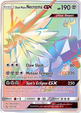 Dusk Mane Necrozma GX (Secret Rare) - 163 - Secret Rare