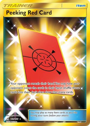 Peeking Red Card (Secret Rare) - 169 - Secret Rare