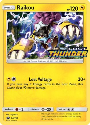 Raikou - SM150 - Promo - Holofoil