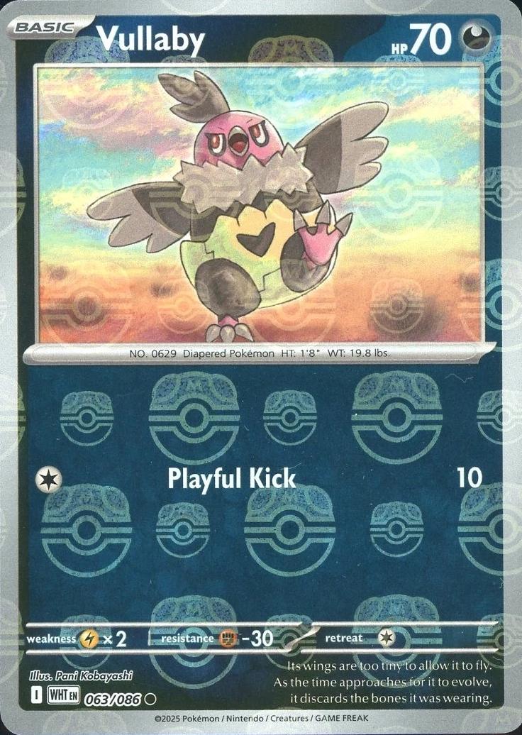 Vullaby (Master Ball Pattern) - 063/086 - Common - Holofoil