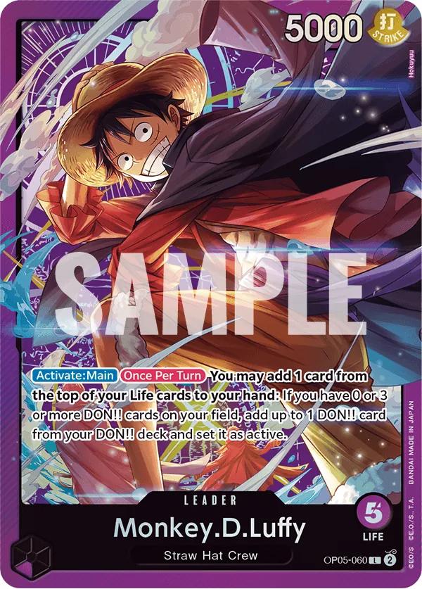 Monkey.D.Luffy (Sound Loader Vol. 1) - OP05-060 - Leader