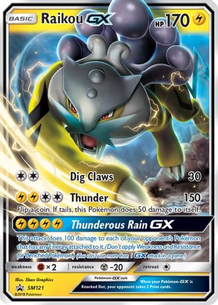 Raikou GX - SM121/248 - Promo - Holofoil
