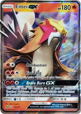 Entei GX - 10a/073 - Promo - Holofoil