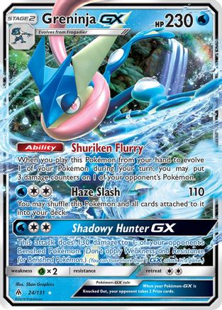 Greninja GX - 024/131 - Ultra Rare