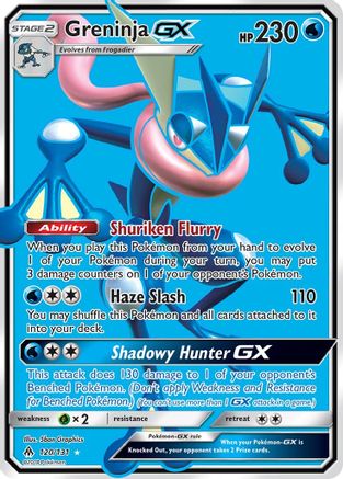 Greninja GX (Full Art) - 120 - Ultra Rare