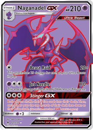 Naganadel GX (Full Art) - 121 - Ultra Rare