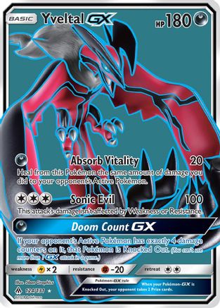 Yveltal GX (Full Art) - 124 - Ultra Rare