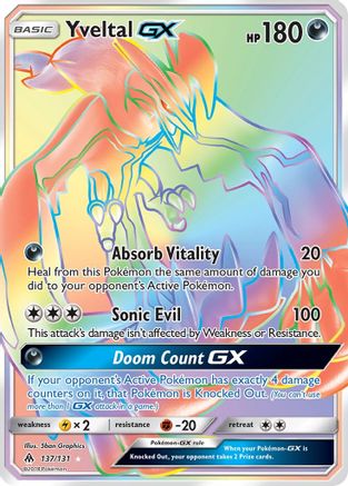 Yveltal GX (Secret) - 137 - Secret Rare