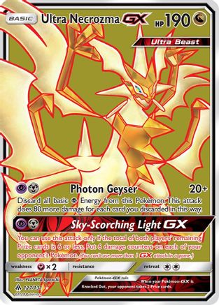 Ultra Necrozma GX (Full Art) - 127 - Ultra Rare