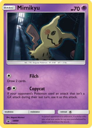 Mimikyu - SM99 - Promo - Holofoil