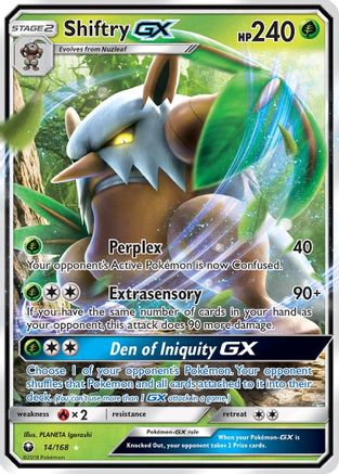 Shiftry GX - 014/168 - Ultra Rare