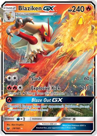 Blaziken GX - 028/168 - Ultra Rare