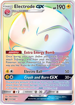 Electrode GX (Secret) - 172 - Secret Rare