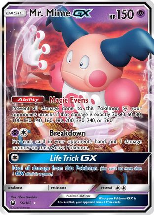 Mr. Mime GX - 056/168 - Ultra Rare