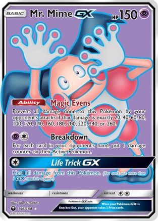 Mr. Mime GX (Full Art) - 156 - Ultra Rare