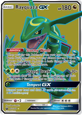 Rayquaza GX (Full Art) - 160 - Ultra Rare