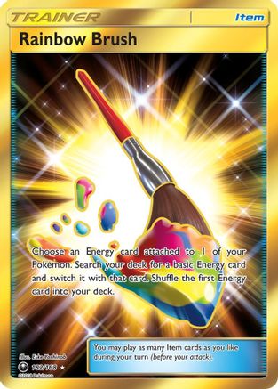 Rainbow Brush (Secret) - 182 - Secret Rare