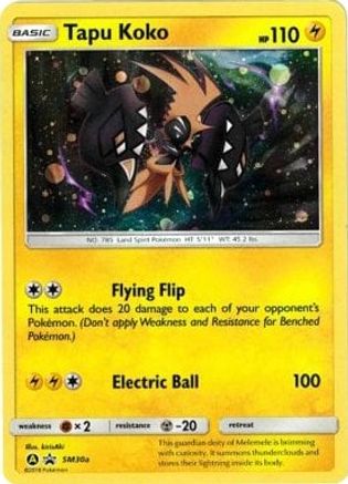 Tapu Koko - SM30a - Promo