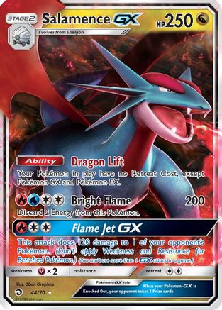 Salamence GX - 044/70 - Ultra Rare