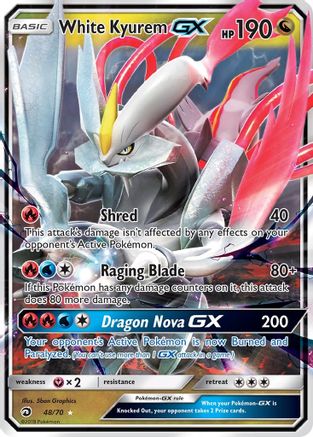 White Kyurem GX - 048/70 - Ultra Rare