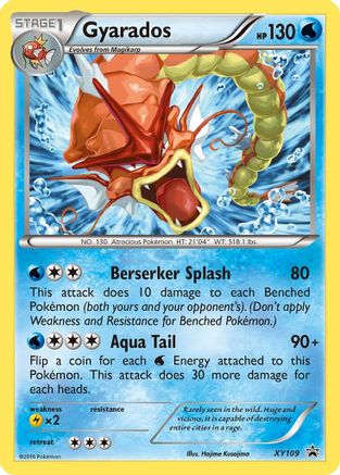 Gyarados - XY109 - Promo - Holofoil
