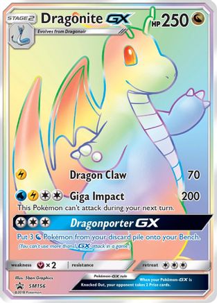 Dragonite GX - SM156 - Promo - Holofoil
