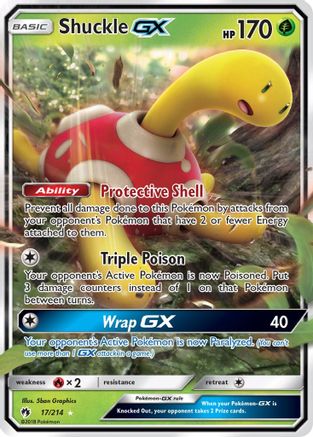 Shuckle GX - 017/214 - Ultra Rare