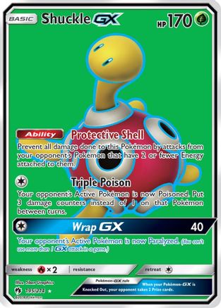 Shuckle GX (Full Art) - 195 - Ultra Rare