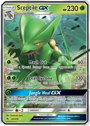 Sceptile GX - 022/214 - Ultra Rare