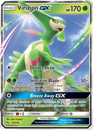 Virizion GX - 034/214 - Ultra Rare