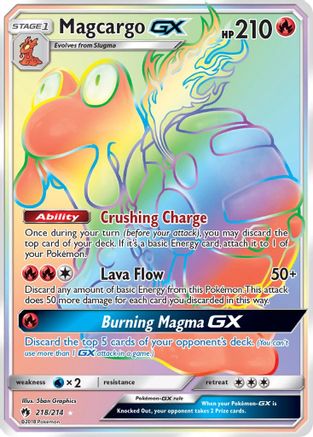 Magcargo GX (Secret) - 218 - Secret Rare