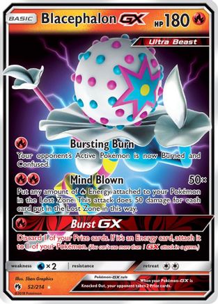 Blacephalon GX - 052/214 - Ultra Rare