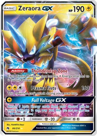 Zeraora GX - 086/214 - Ultra Rare