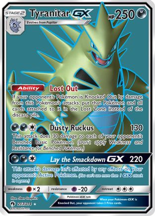 Tyranitar GX (Full Art) - 203 - Ultra Rare