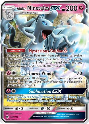 Alolan Ninetales GX - 132/214 - Ultra Rare