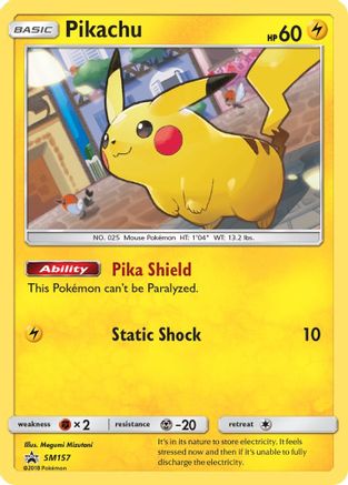 Pikachu - SM157 - Promo - Holofoil