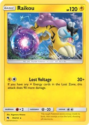 Raikou - 079/214 - Holo Rare - Holofoil