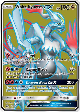 White Kyurem GX - SM141 - Promo - Holofoil