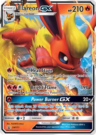 Flareon GX - SM171 - Promo - Holofoil