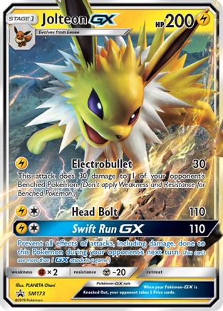 Jolteon GX - SM173 - Promo - Holofoil