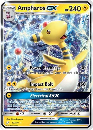Ampharos GX - 043/181 - Ultra Rare
