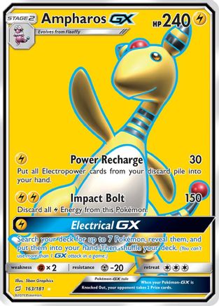 Ampharos GX (Full Art) - 163 - Ultra Rare